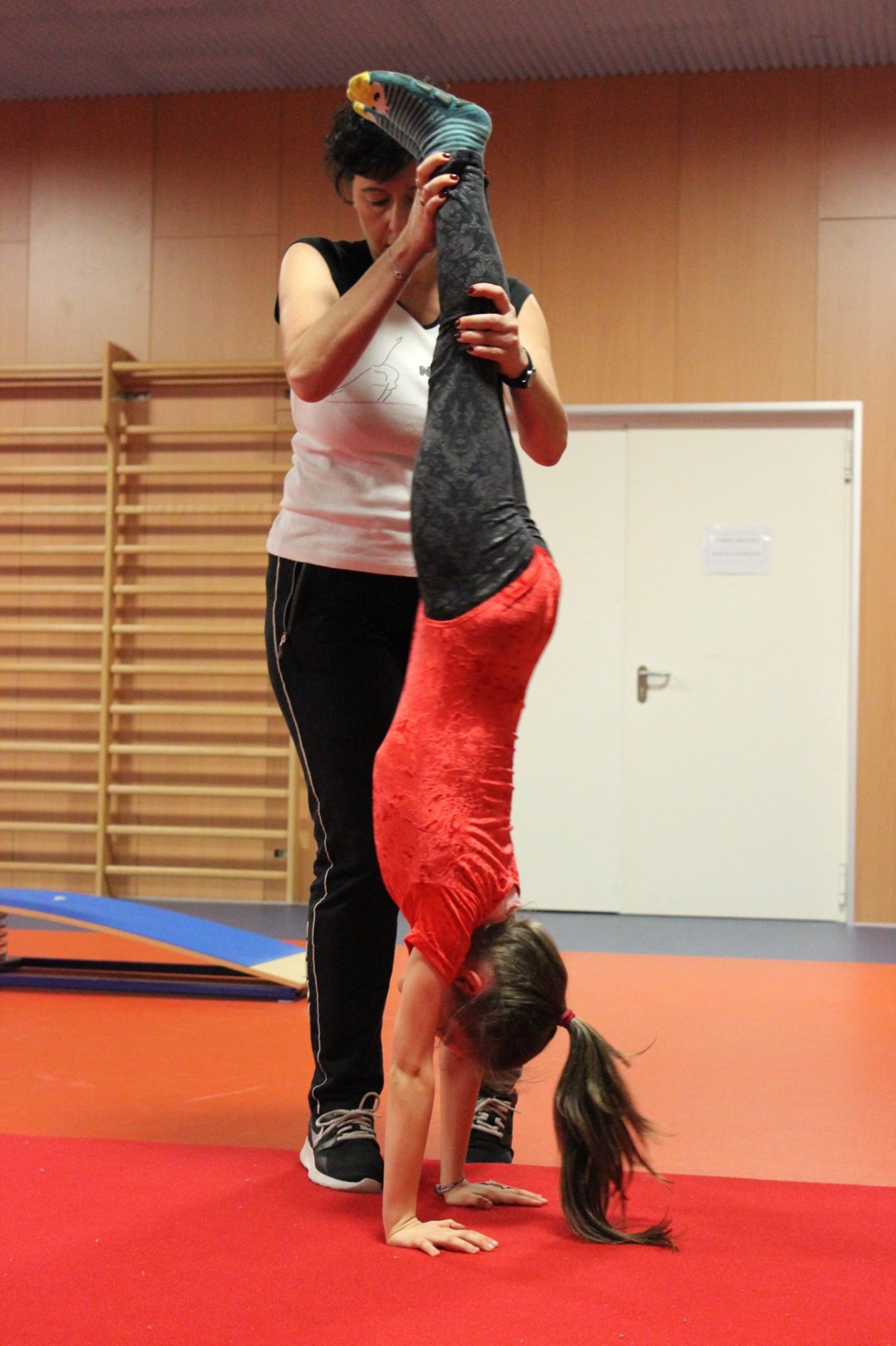 Giorgia in verticale