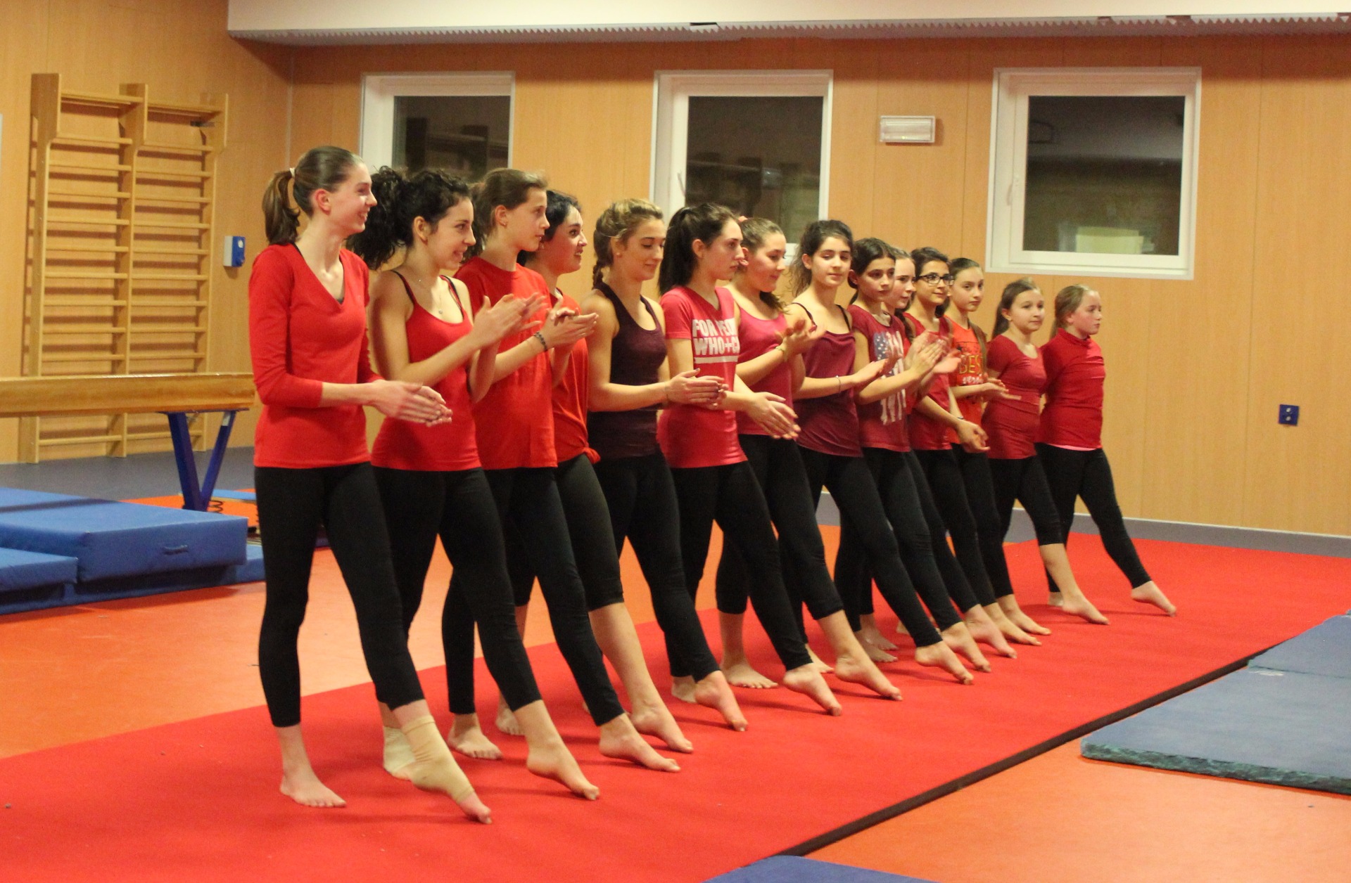 Le atlete Senior Gym e Elite Gym 1